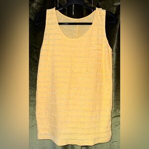 Yellow sleeveless top